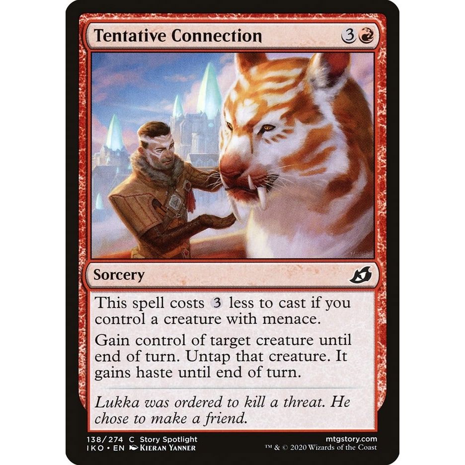 Image for Tentative Connection (138) (IKO) - Magic: The Gathering