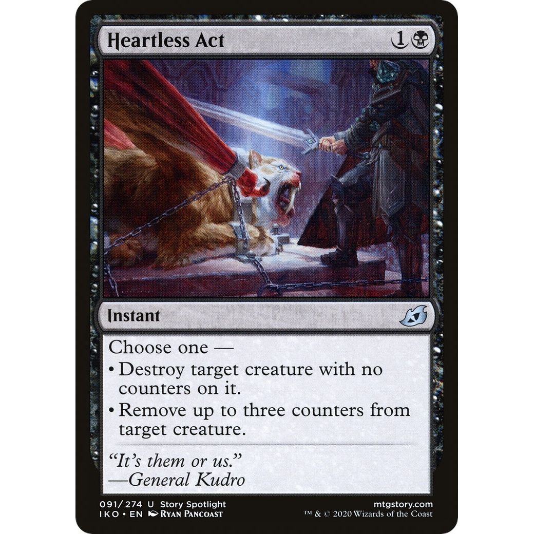 Image for Heartless Act (91) (IKO) - Magic: The Gathering