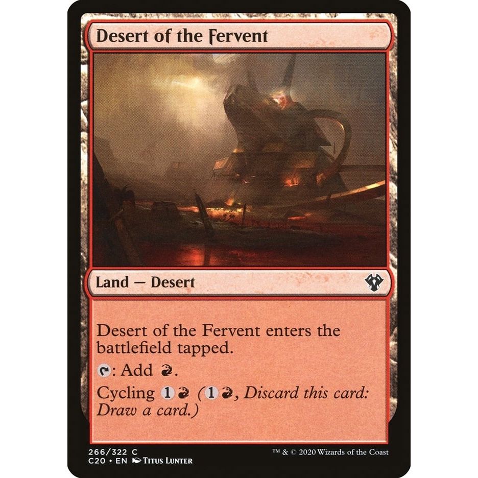 Image for Desert of the Fervent (266) (C20) - Magic: The Gathering