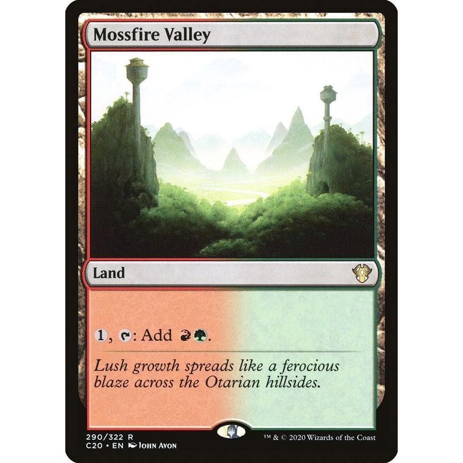 Image for Mossfire Valley (290) (C20) - Magic: The Gathering