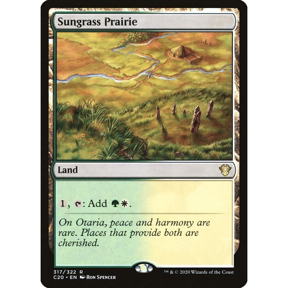Image for Sungrass Prairie (317) (C20) - Magic: The Gathering