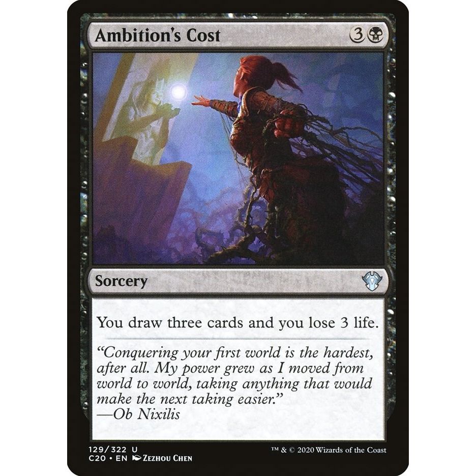 Image for Ambition's Cost (129) (C20) - Magic: The Gathering