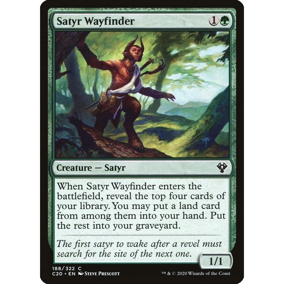 Image for Satyr Wayfinder (188) (C20) - Magic: The Gathering