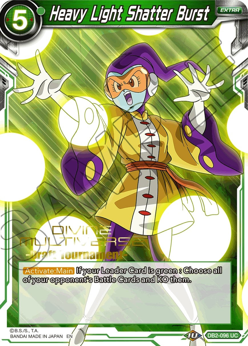Image for Heavy Light Shatter Burst (Divine Multiverse Draft Tournament) (DB2-096) (TPR) - Dragon Ball Super: Masters