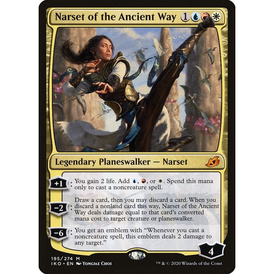 Image for Narset of the Ancient Way (195) (IKO) - Magic: The Gathering