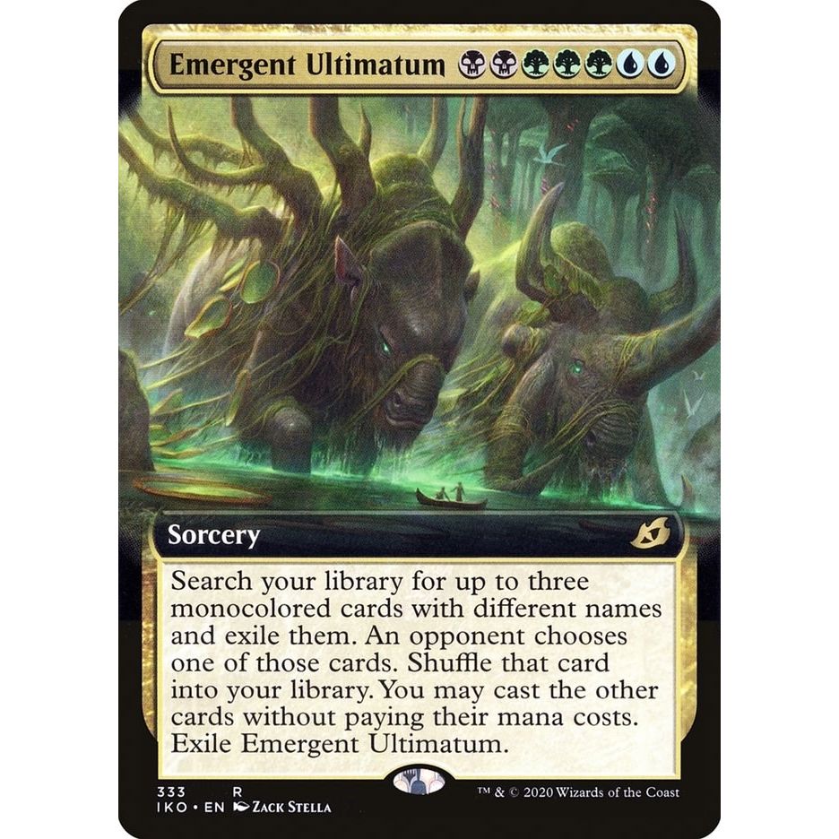 Image for Emergent Ultimatum (Extended Art) (333) (IKO) - Magic: The Gathering