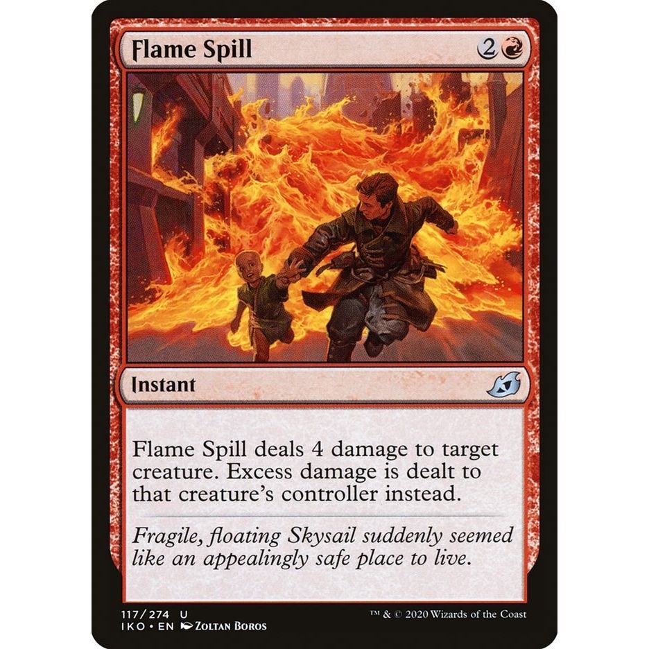 Image for Flame Spill (117) (IKO) - Magic: The Gathering