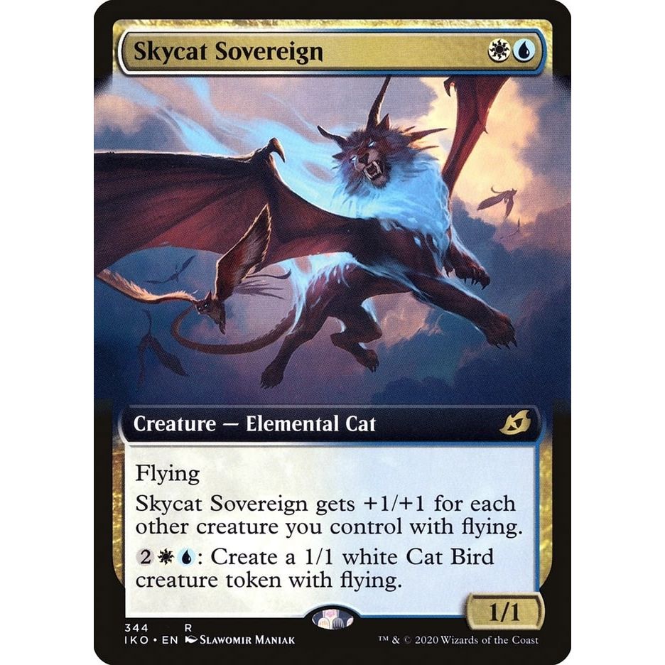 Image for Skycat Sovereign (Extended Art) (344) (IKO) - Magic: The Gathering