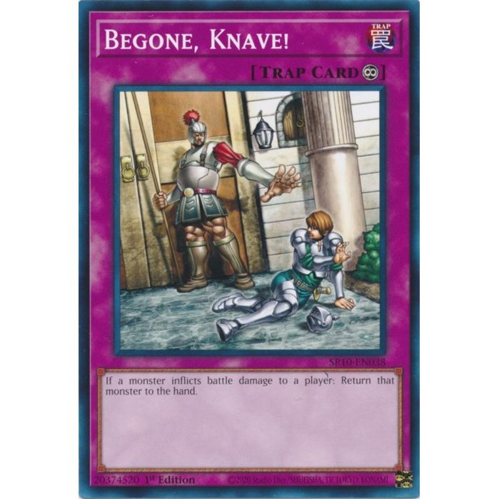 Image for Begone, Knave! (SR10-EN038) (SR10) - YuGiOh