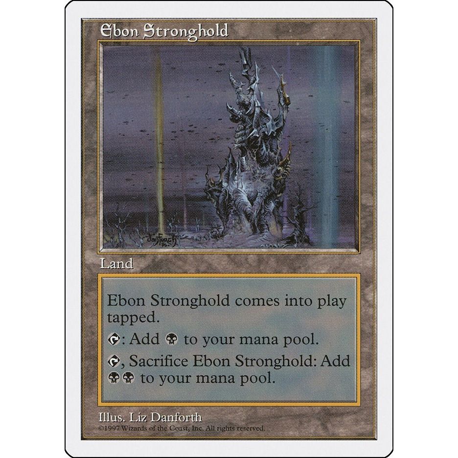 Image for Ebon Stronghold (5ED) - Magic: The Gathering