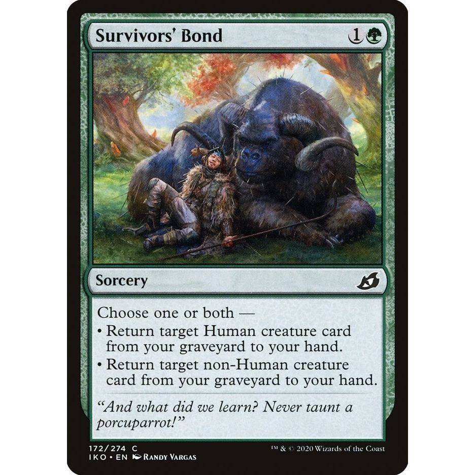 Image for Survivors' Bond (172) (IKO) - Magic: The Gathering