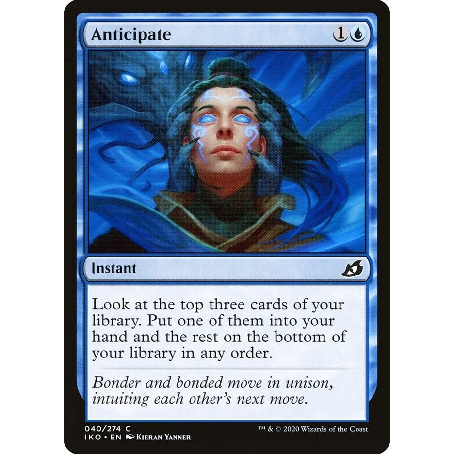 Image for Anticipate (40) (IKO) - Magic: The Gathering