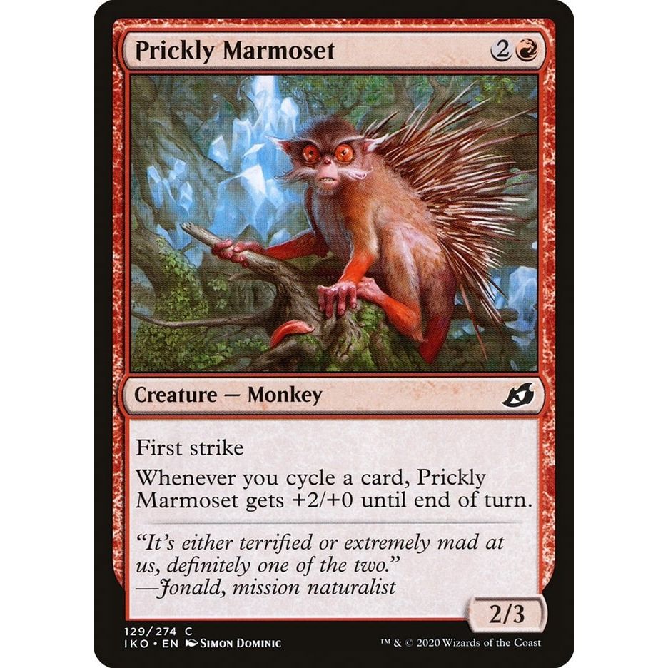 Image for Prickly Marmoset (129) (IKO) - Magic: The Gathering