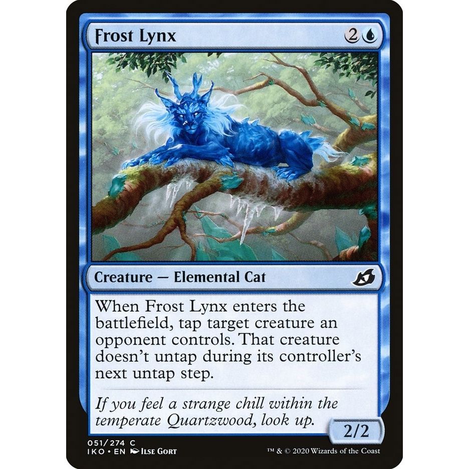 Image for Frost Lynx (51) (IKO) - Magic: The Gathering