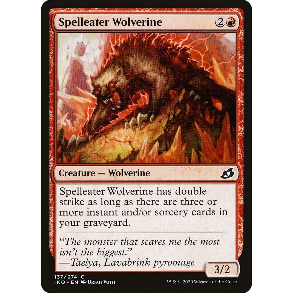 Image for Spelleater Wolverine (137) (IKO) - Magic: The Gathering