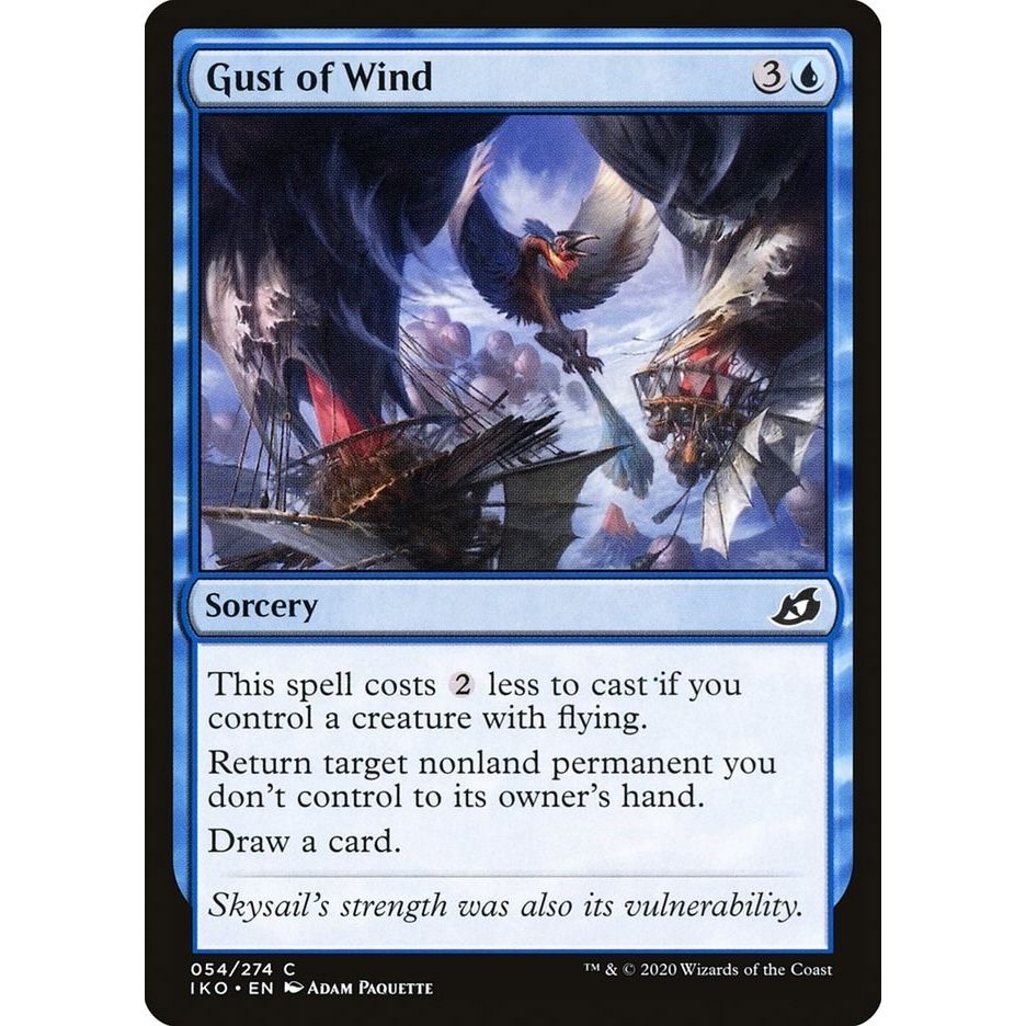 Image for Gust of Wind (54) (IKO) - Magic: The Gathering