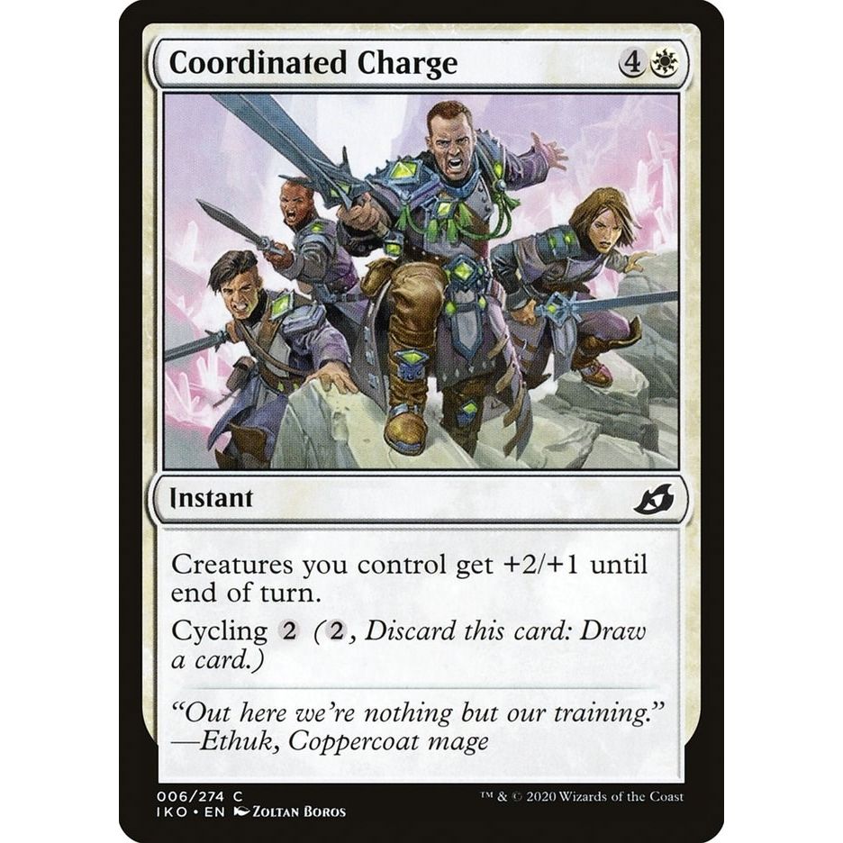 Image for Coordinated Charge (6) (IKO) - Magic: The Gathering