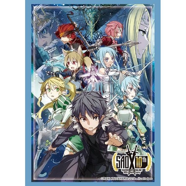 Image for Bushiroad Sleeve Collection HG Vol.2371: Sword Art Online 10th Anniversary - Early and Late Group Illustration (60-Pack) - Card Sleeves