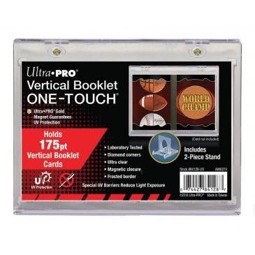 Image for UV One-Touch Vertical Booklet Card Holder - Collectible Storage