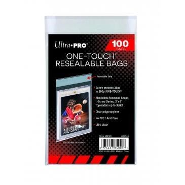 Image for Ultra Pro One-Touch Resealable Bags (100-Count Pack) - Collectible Storage