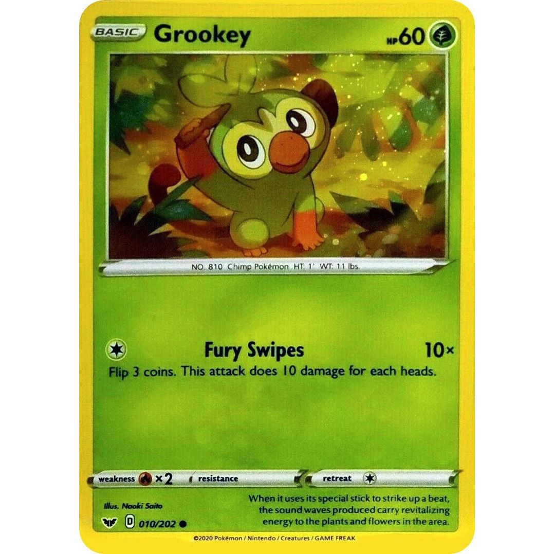 Image for Grookey - 010/202 (Cosmos Holo) (010/202) (BLE) - Pokemon