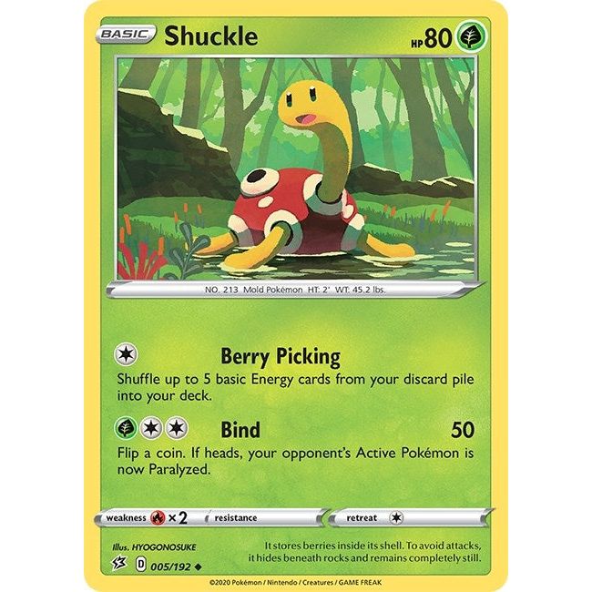 Image for Shuckle (005/192) (SWSH02) - Pokemon