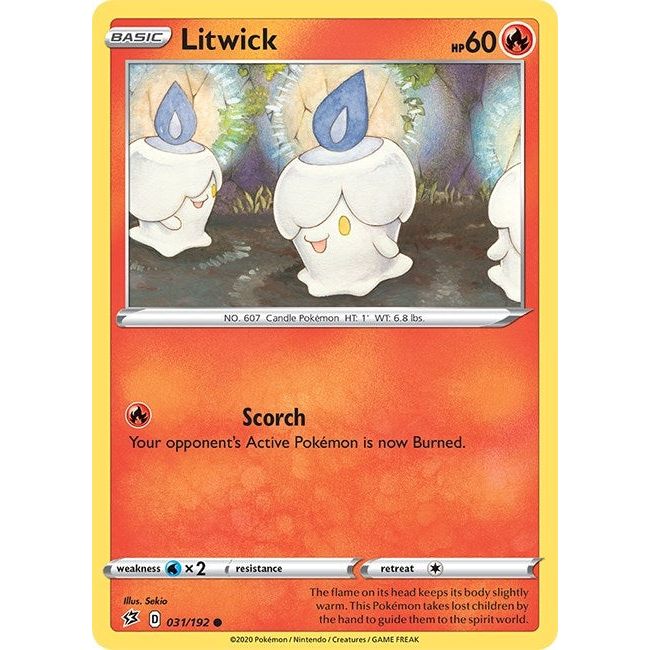 Image for Litwick (031/192) (SWSH02) - Pokemon
