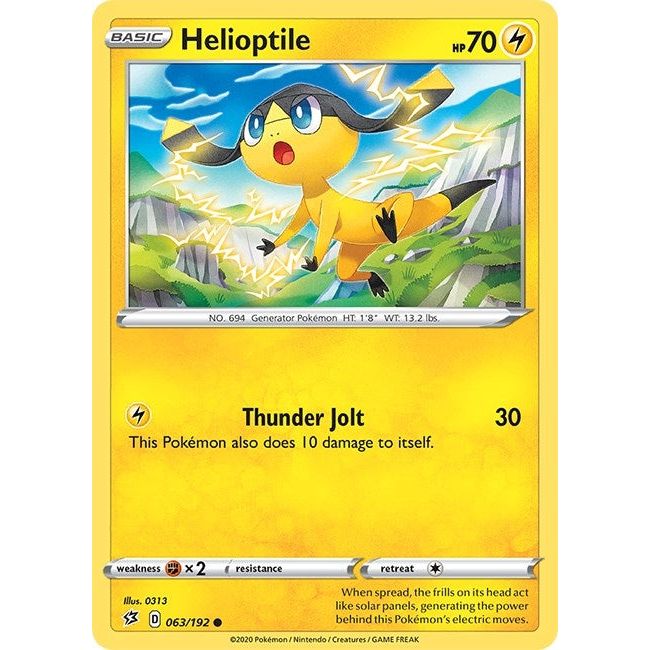 Image for Helioptile (063/192) (SWSH02) - Pokemon