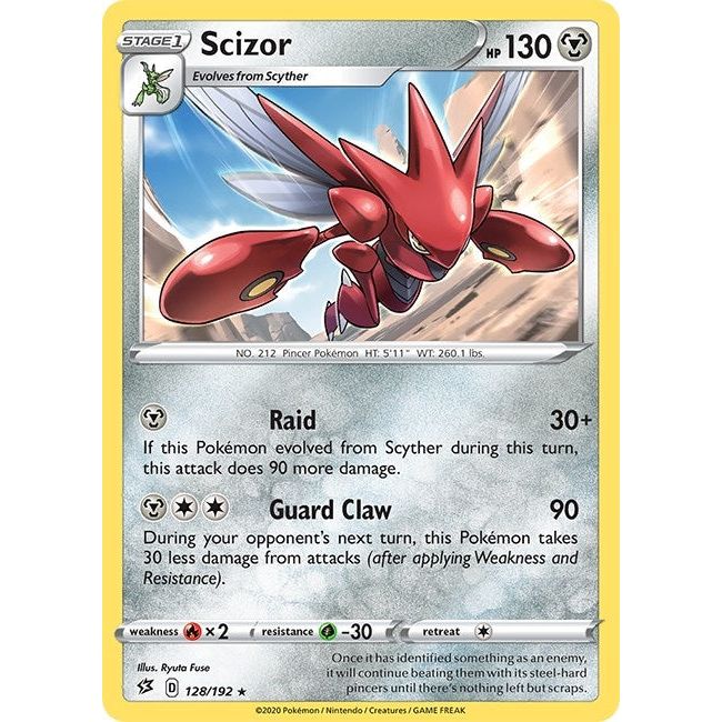 Image for Scizor (128/192) (SWSH02) - Pokemon