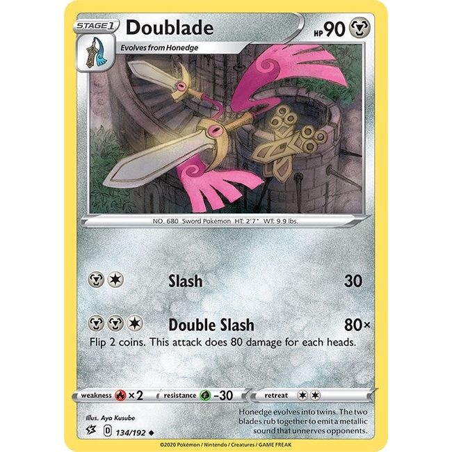 Image for Doublade (134/192) (SWSH02) - Pokemon