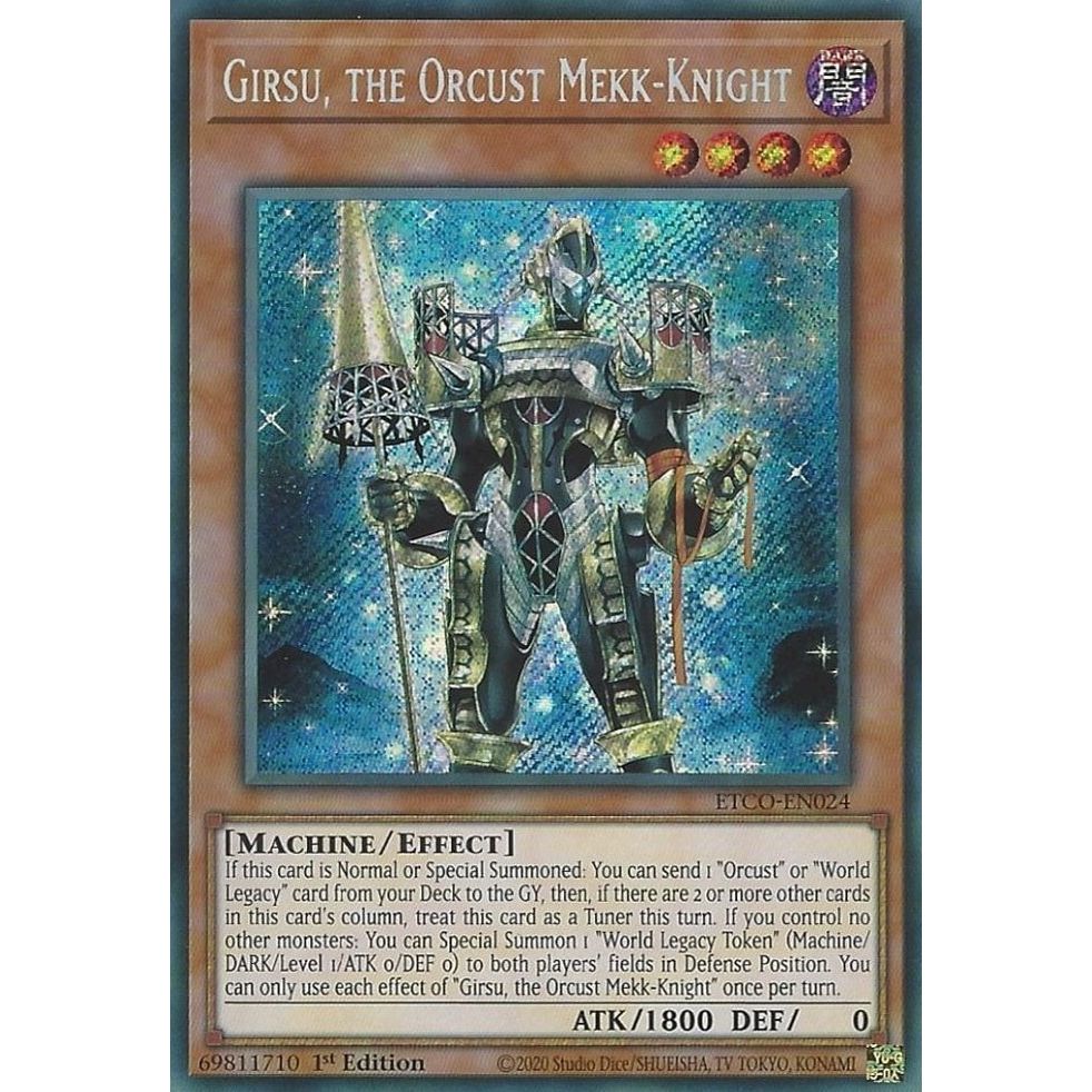 Image for Girsu, the Orcust Mekk-Knight (ETCO-EN024) (ETCO) - YuGiOh