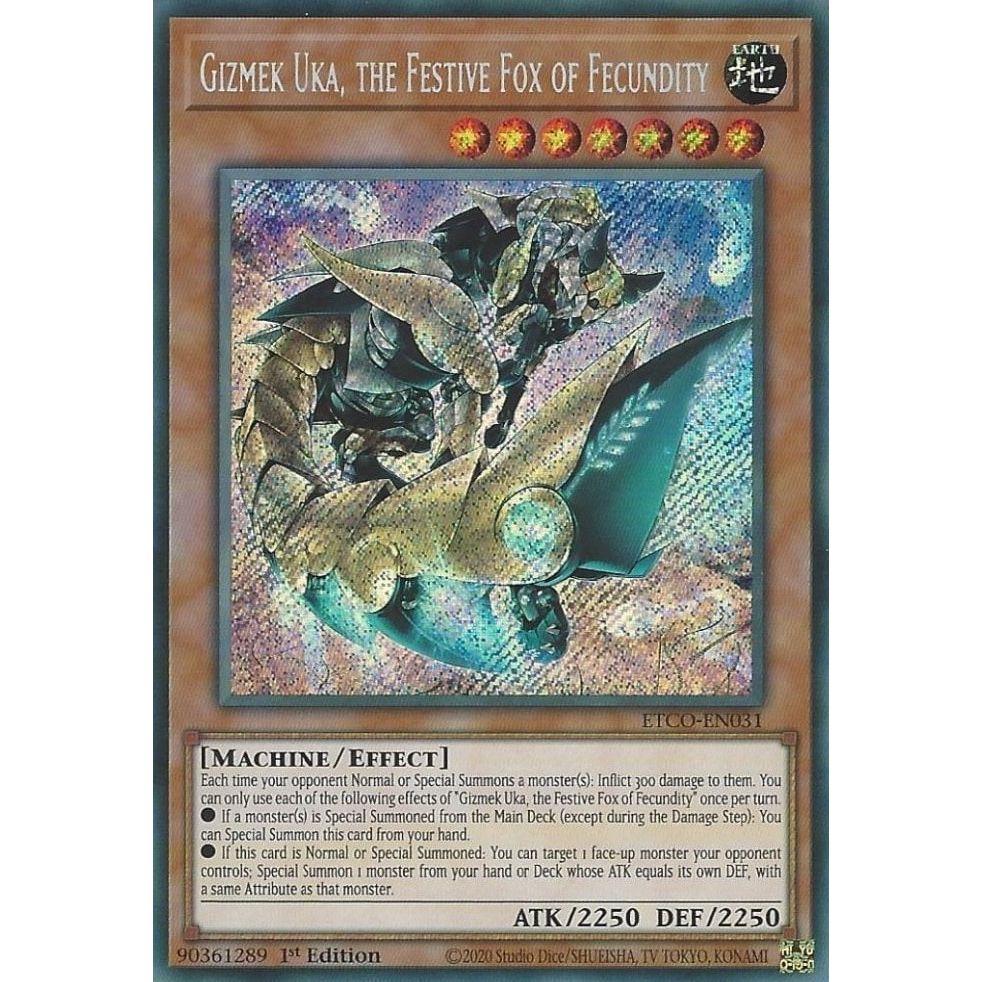 Image for Gizmek Uka, the Festive Fox of Fecundity (ETCO-EN031) (ETCO) - YuGiOh