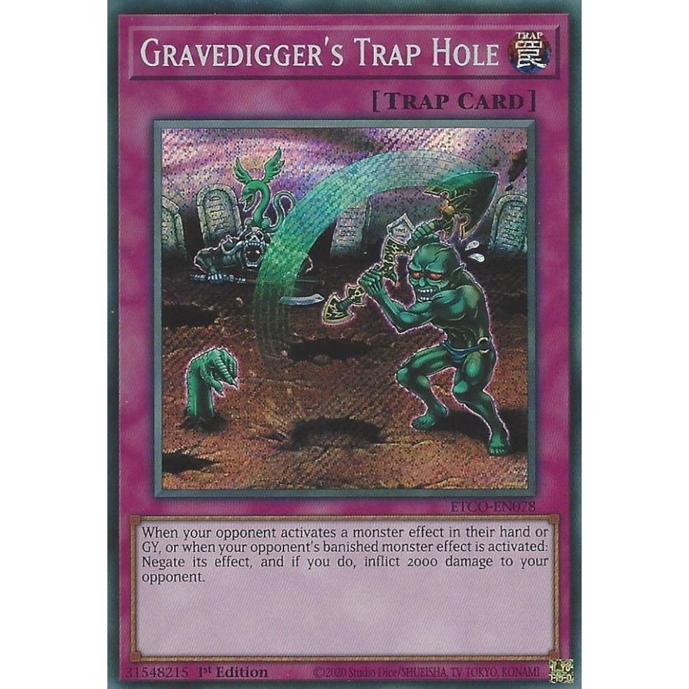 Image for Gravedigger's Trap Hole (ETCO-EN078) (ETCO) - YuGiOh