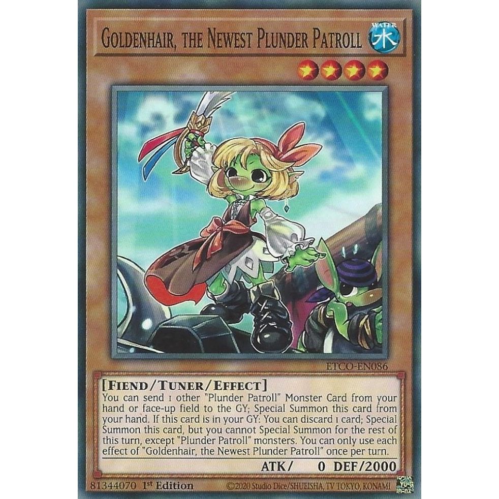Image for Goldenhair, the Newest Plunder Patroll (ETCO-EN086) (ETCO) - YuGiOh