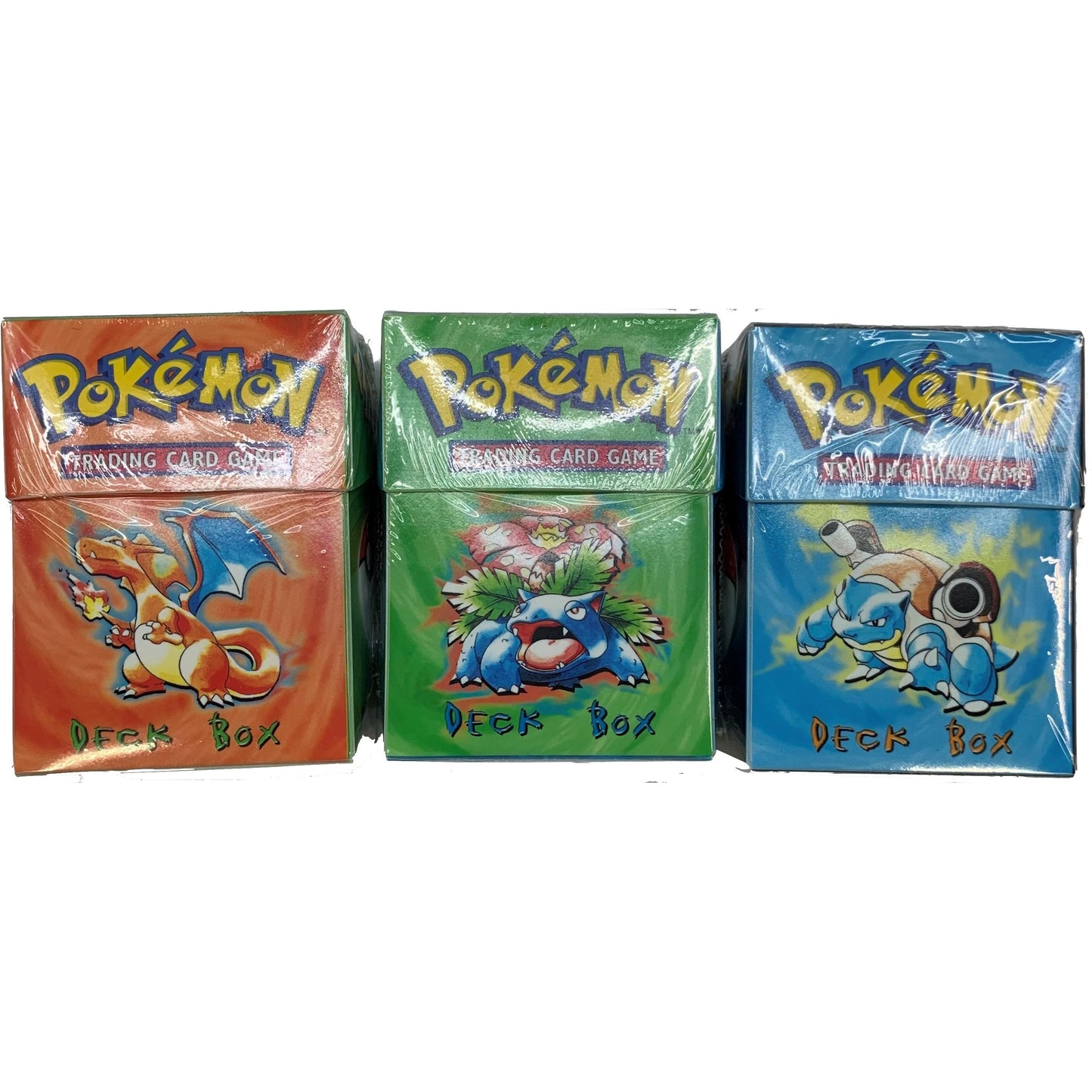 Image for Blastoise // Charizard // Venusaur Deck Boxes - Set of 3 (1999) - Deck Boxes