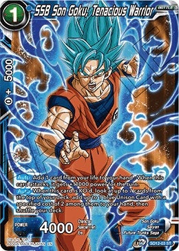 Image for SSB Son Goku, Tenacious Warrior (SD12-03) (DBS-B10) - Dragon Ball Super: Masters