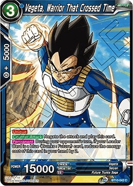 Image for Vegeta, Warrior That Crossed Time (BT10-042) (DBS-B10) - Dragon Ball Super: Masters