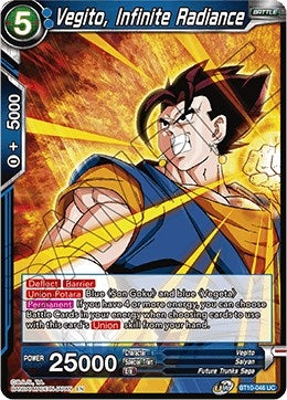 Image for Vegito, Infinite Radiance (BT10-046) (DBS-B10) - Dragon Ball Super: Masters