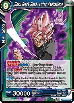 Image for Goku Black Rose, Lofty Aspirations (BT10-050) (DBS-B10) - Dragon Ball Super: Masters