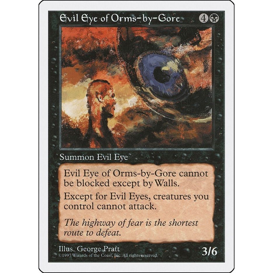 Image for Evil Eye of Orms-by-Gore (5ED) - Magic: The Gathering
