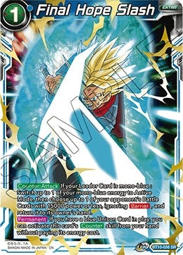 Image for Final Hope Slash (BT10-056) (DBS-B10) - Dragon Ball Super: Masters