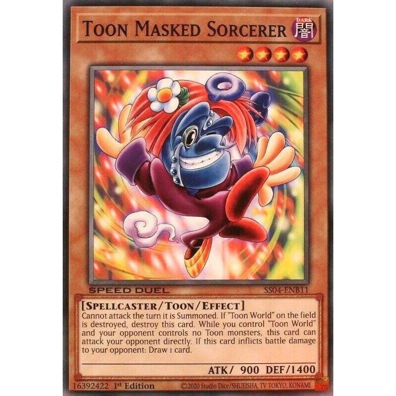 Image for Toon Masked Sorcerer (SS04-ENB11) (SS04) - YuGiOh
