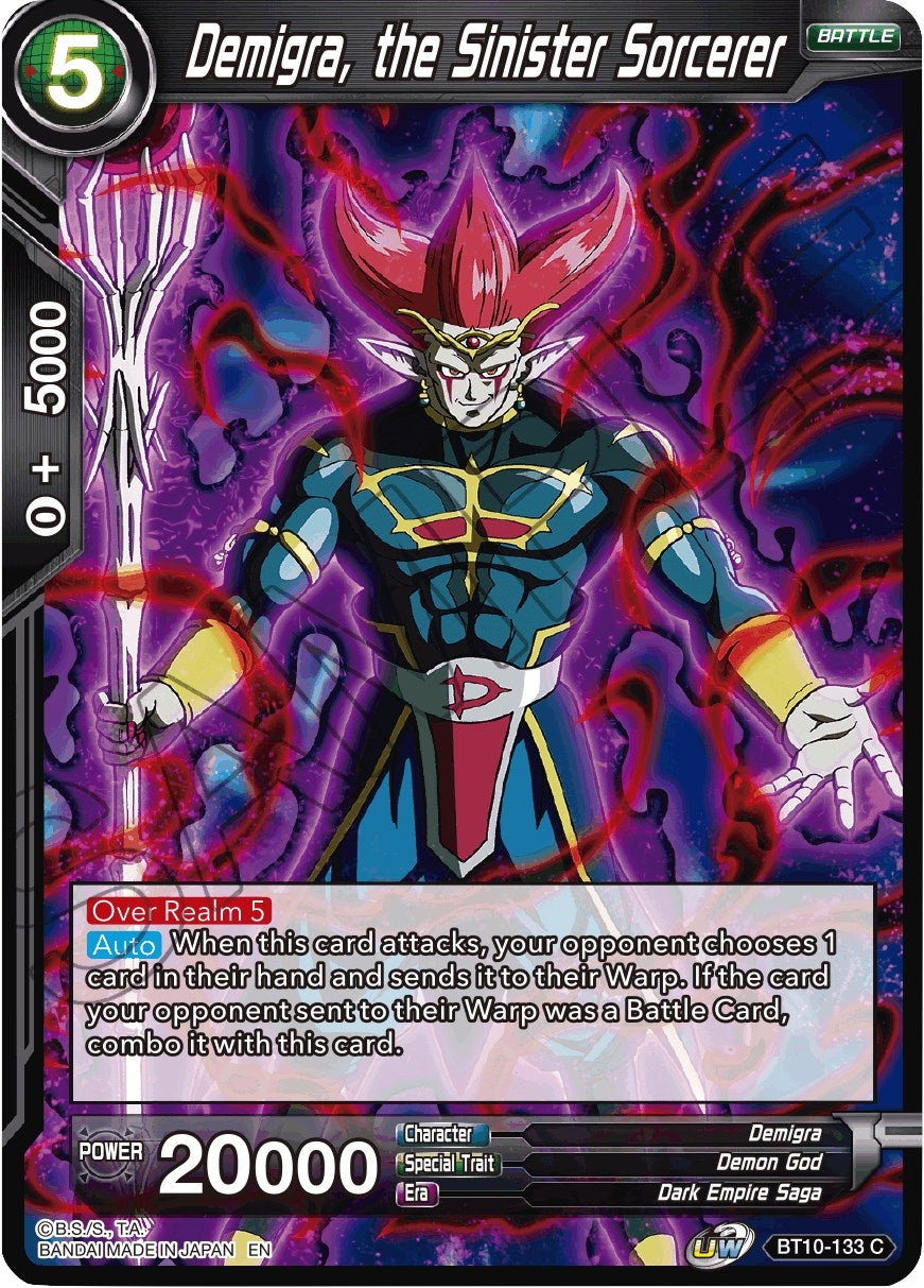 Image for Demigra, the Sinister Sorcerer (BT10-133) (DBS-B10) - Dragon Ball Super: Masters