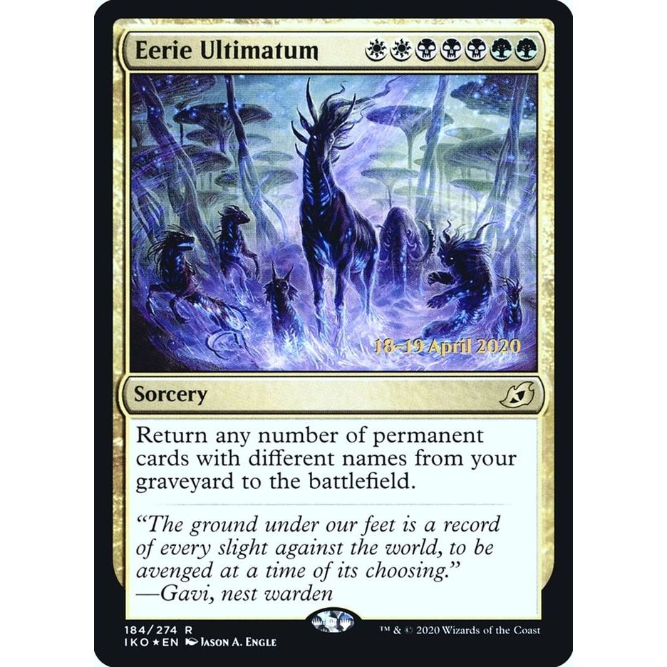 Image for Eerie Ultimatum (184) (PRE) - Magic: The Gathering