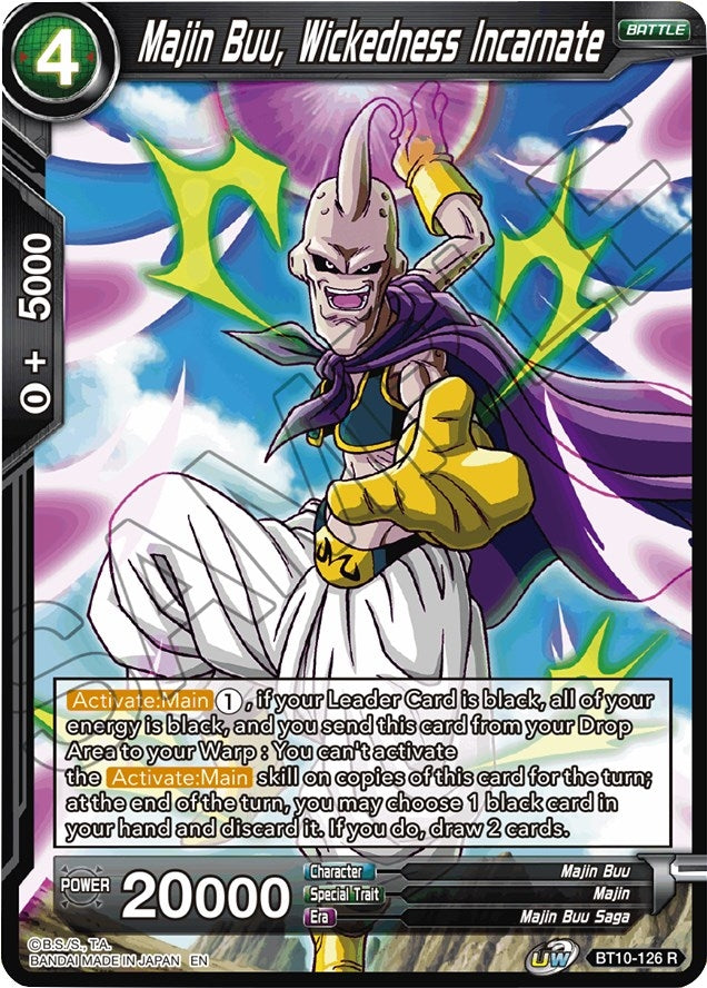 Image for Majin Buu, Wickedness Incarnate (BT10-126) (DBS-B10) - Dragon Ball Super: Masters