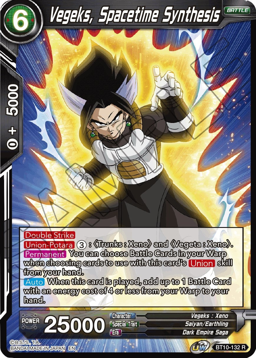 Image for Vegeks, Spacetime Synthesis (BT10-132) (DBS-B10) - Dragon Ball Super: Masters