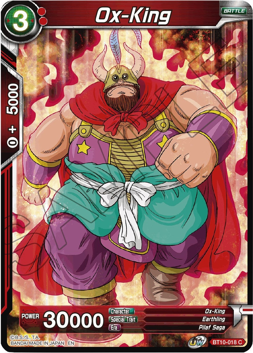 Image for Ox-King (BT10-018) (DBS-B10) - Dragon Ball Super: Masters