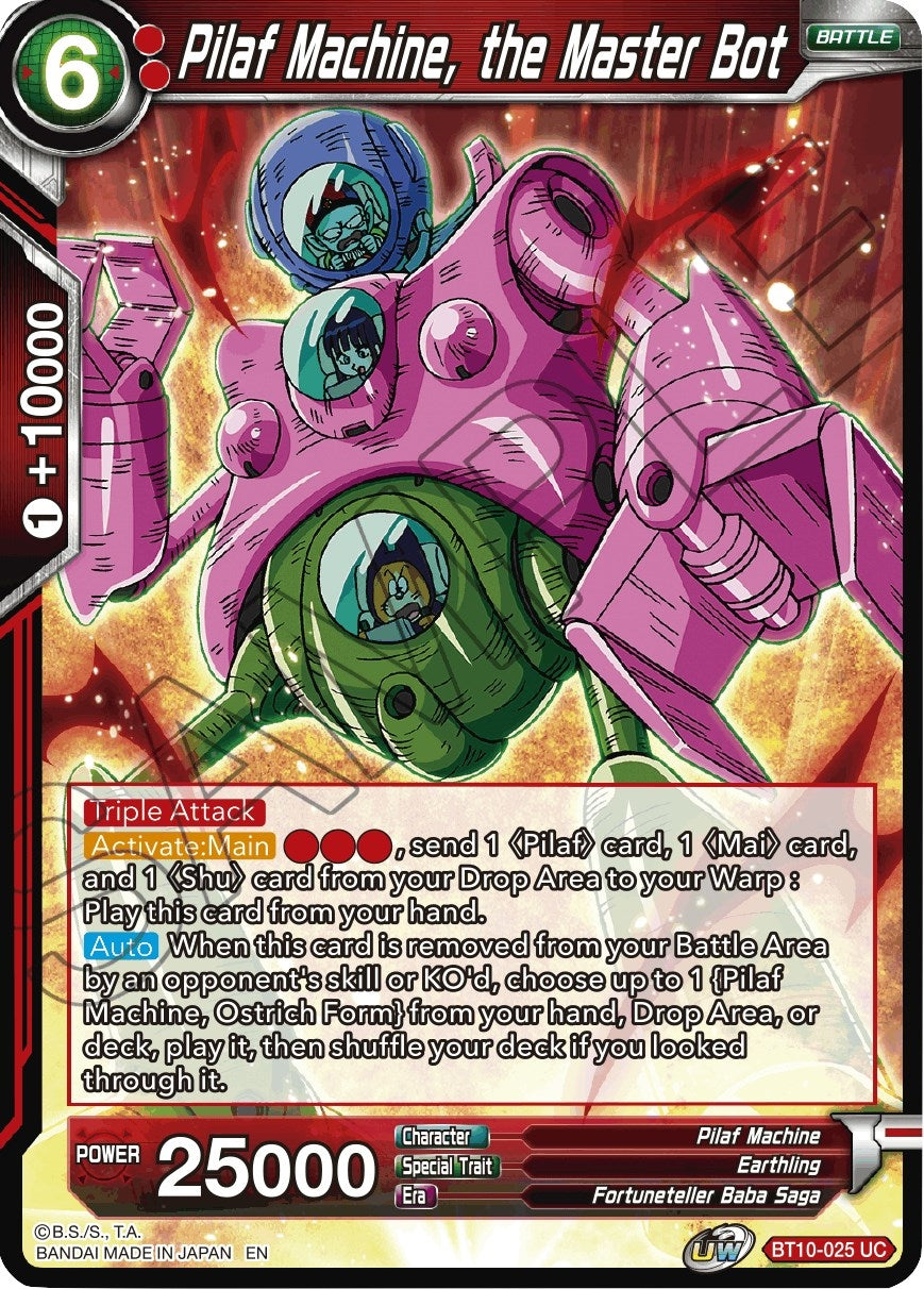Image for Pilaf Machine, the Master Bot (BT10-025) (DBS-B10) - Dragon Ball Super: Masters