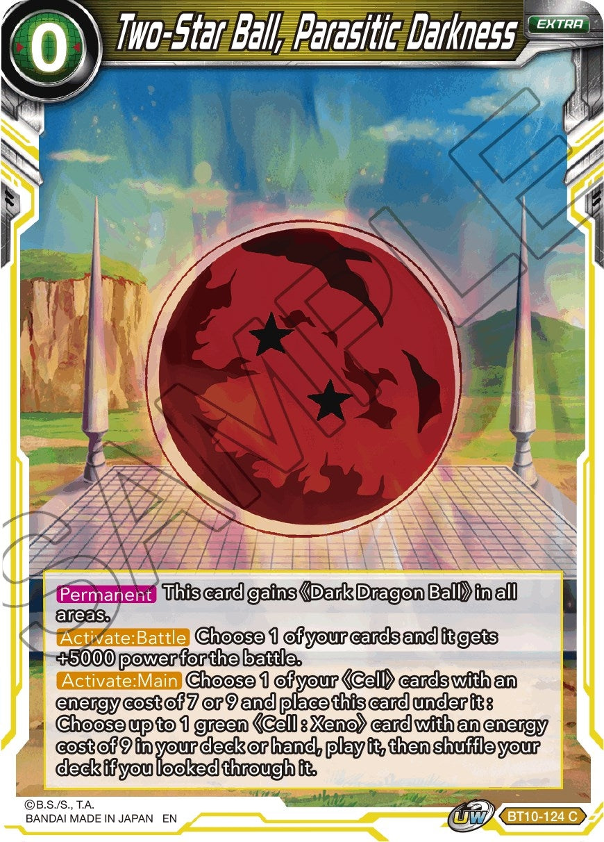 Image for Two-Star Ball, Parasitic Darkness (BT10-124) (DBS-B10) - Dragon Ball Super: Masters