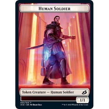 Image for Human Soldier (005) // Zombie Double-Sided Token (5 // 9) (C20) - Magic: The Gathering